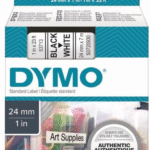 Dymo Şerit D1 24mm X 7mt Beyaz/siyah 720930 53713