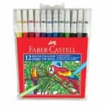 Faber Castell Kuru Sulu Pastel Keçeli 12 Renk 4 Parça Boya Seti - Görsel 2