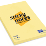 Kraf Yapışkanlı Not Kağıdı 100x152 Sarı Düz 100152