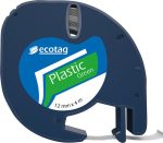 Dymo Letratag Etiket Yazıcı ve Muadil Plastik Yedek Şerit Etiket 10'lu Yeşil - Görsel 3