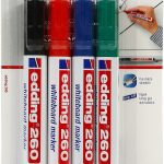 Edding Yazı Tahtası Kalemi 260/4'LÜ Karışık