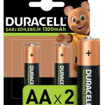 Duracell Pil Şarjlı 2 Li Aa Kalem 1300mah