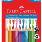 Faber Kuru Boya Kalemi Jumbo Üçgen 12 Renk 5171116615000