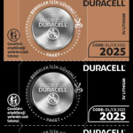 Duracell Pil Düğme 3v 5 Li 2025