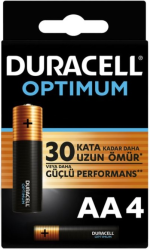 Duracell Pil Optımum 4 Lü Aa Kalem