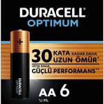 Duracell Pil Optımum 6 Lı Aa Kalem