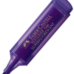 Faber Fosforlu Kalem Şeffaf 1546 Mor 154636