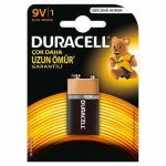Duracell 9V Volt Alkalin Pil Tekli Paket