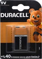 Duracell  9V Alkalin Pil 10'lu Paket 6LP3146 / MN1604