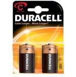 Duracell Alkalin C Orta Boy Pil 2'li Paket  LR14 / MN1400