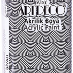 Artdeco Akrilik Boya 140 Ml Siyah Y-070r-3618