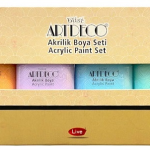 Artdeco Akrilik Boya Seti 6x75 Ml Pastel Renkler Y-070ı-as2