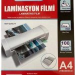 Elba Laminasyon Filmi A4 100 Mic 100 Lü Paket