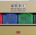 Artdeco Akrilik Boya Seti 6x75 Ml Canlı Renkler Y-070ı-as1