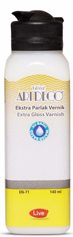 Artdeco Vernik Su Bazlı Ekstra Parlak 140 Ml Y-073r-04