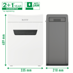 Leıtz Evrak Imha Makinesi Iq Offıce P4 8092 10 Yaprak Kapasiteli - Görsel 7