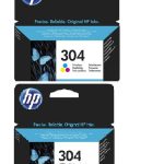 HP 304 Siyah ve Renkli Orijinal Mürekkep Kartuş