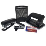 Kraf Ofis Seti - Zımba Makinası - Delgeç - Zımba Teli - Tel Sökücü - Tek Kalemlik