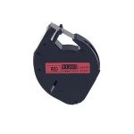 Dymo Letratag  Muadil Etiket Plastik Kırmızı Üzeri  Siyah Yazı 4m X 12mm - 59424 Laminasyonlu