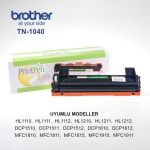 Printpen Brother Tn-1040 Siyah Muadil Toner 1110, 1111, 1511, 1810, 1811, 1911 - Görsel 2