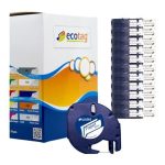 Dymo Muadil Etiket 12 mm x 4 mt Kağıt Beyaz - 10 lu Paket - Görsel 3