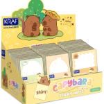 Kraf Yapışkanlı Not Kağıdı 73x73 Capybara 50 Yp Simli - Parıltılı 7373cb