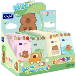 Kraf Yapışkanlı Not Kağıdı Set Capybara 8 X 20 Yp 2222cb