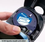 Dymo Letratag Etiket Yazıcı Ve Muadil Plastik Yedek Şerit Etiket 10 Lu Paket ( Plastik Beyaz ) - Görsel 3