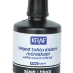Kraf Beyaz Tahta Kalem Mürekkebi 100ml Siyah 450g 6'lı Paket