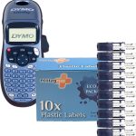 Dymo Letratag Etiket Yazıcı Ve Muadil Plastik Yedek Şerit Etiket 10 Lu Paket ( Plastik Beyaz )