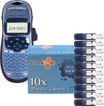 Dymo Letratag Etiket Yazıcı Ve Muadil Plastik Yedek Şerit Etiket 10 Lu Paket ( Plastik Beyaz )