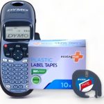 Dymo Letratag Etiket Yazıcı Ve Muadil Plastik Şerit Etiket 10'lu ( Kırmızı )