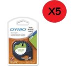 Dymo Letratag Kağıt Etiket Beyaz 59421 ( 5 Adet ) 12mmx4m