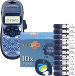 Dymo Letratag Etiket Yazıcı Ve Muadil Plastik Şerit Etiket 10'lu ( Sarı )