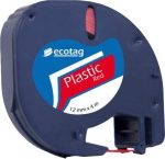 Dymo Letratag Etiket Yazıcı Ve Muadil Plastik Şerit Etiket 10'lu ( Kırmızı ) - Görsel 6