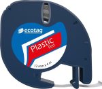 Dymo Letratag Etiket Yazıcı Ve Muadil Plastik Şerit Etiket 10'lu ( Kırmızı ) - Görsel 4