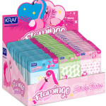 Kraf Yapışkanlı Not Kağıdı 73x73 Flamıngo 50 Yp Simli - Parıltılı 7373fl