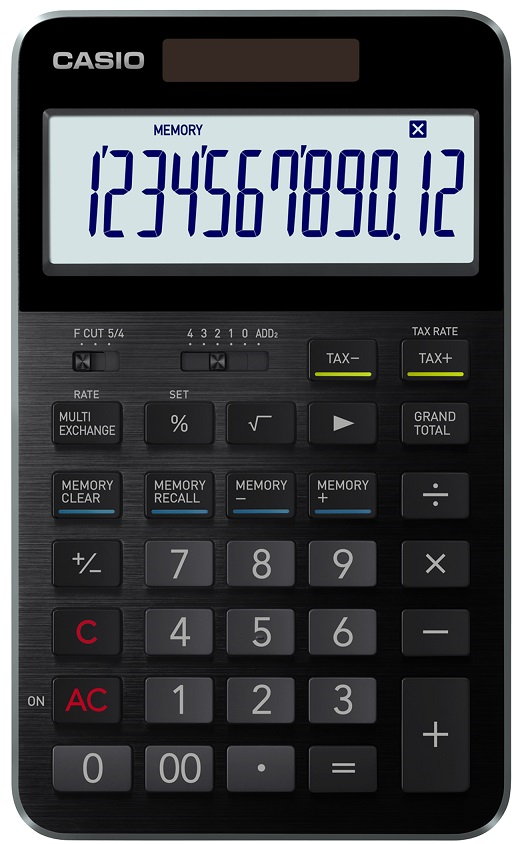 208129 Casıo Hesap Makinesi Masaüstü S100x-bk - Görsel 1