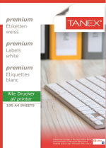 Tanex Laser Etiket Tw-2712 105 X 42.69 Mm ( 14 ) 100 Lü