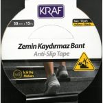 Kraf Kaydırmaz Bant 50mm X 15m Sarı-siyah 2585